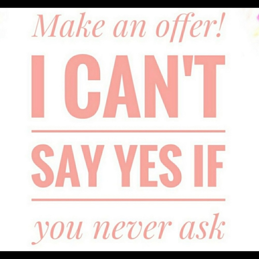 I accept reasonable offers!!!
